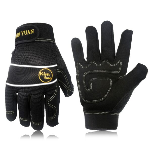 KIM-YUAN-2Pair-Mechanic-General-Utility-Breathable-Work-Gloves-Touch-Screen-Skid-Abrasion-Resistant-Warehouse-Construction-01