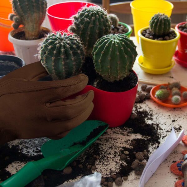 High Standard Long Gloves Split Leather Glove Gardening Work Gloves