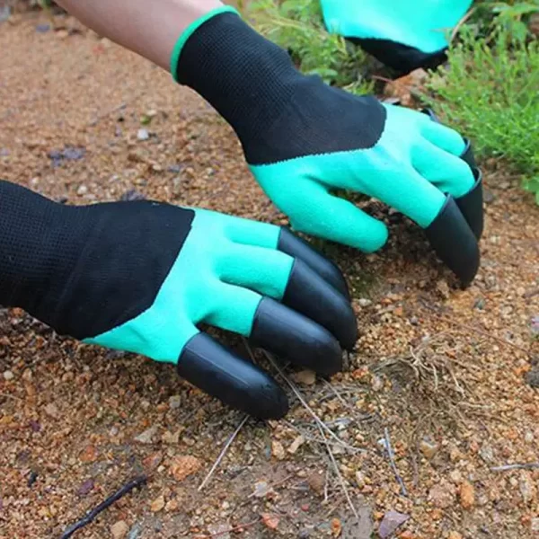 Olson Deepak | Nitrile coated safety hand protective gloves Digging Planting Garden Gloves With Claws