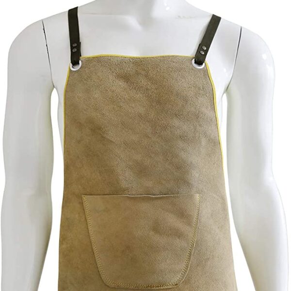 Durable & Multiduty Long Cowhide Apron