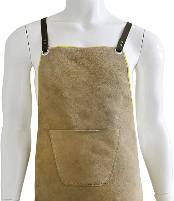 Durable & Multiduty Long Cowhide Apron