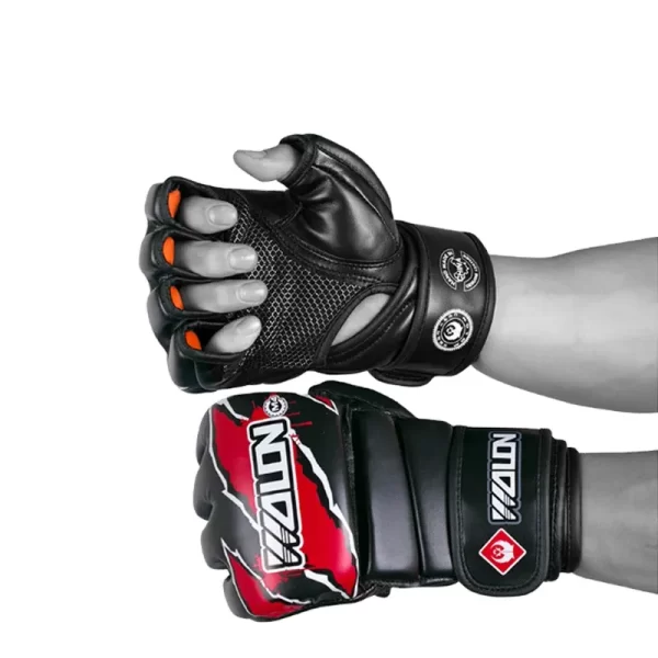 Wolon | 2023 Custom Logo Half Finger Gloves Fighting MMA Boxing Gloves