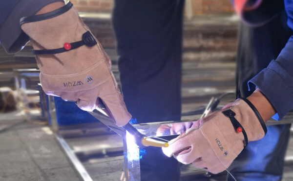 WZQH | Leather Work Gloves for Gardening, Tig/Mig Welding, Construction, Chainsaw, Farm, Ranch, etc.