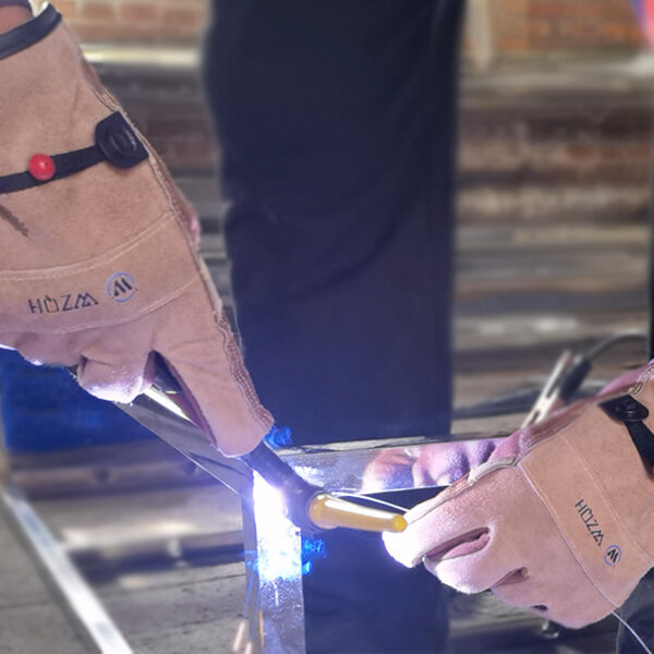 WZQH | Leather Work Gloves for Gardening, Tig/Mig Welding, Construction, Chainsaw, Farm, Ranch, etc.