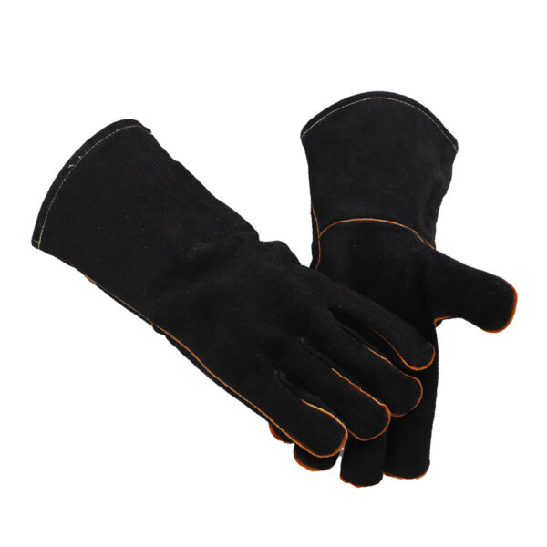 Hand Protection Heat-resistant Gloves Guantes Black Work Safety Tig Welding Grill Gloves