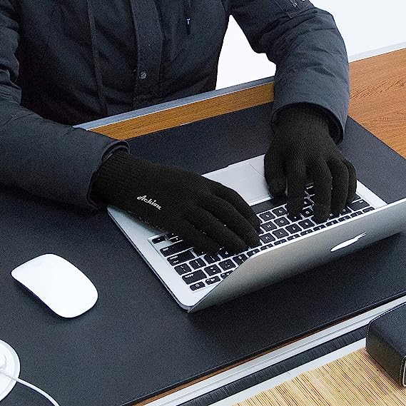 Achiou | Touch Screen Texting Warm Glove with Thermal Soft Knit Lining Winter Gloves for Men & Women